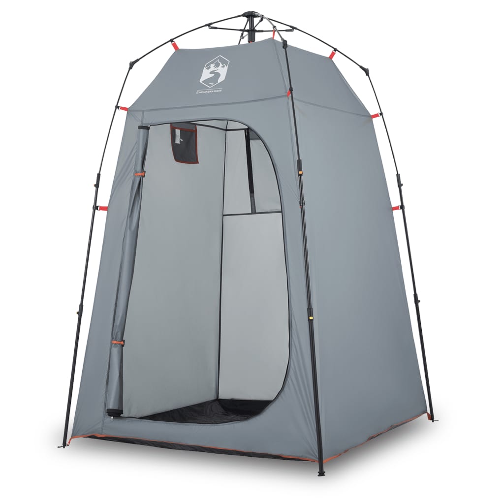 vidaXL Privacy Tent Grey and Orange Quick Release Waterproof