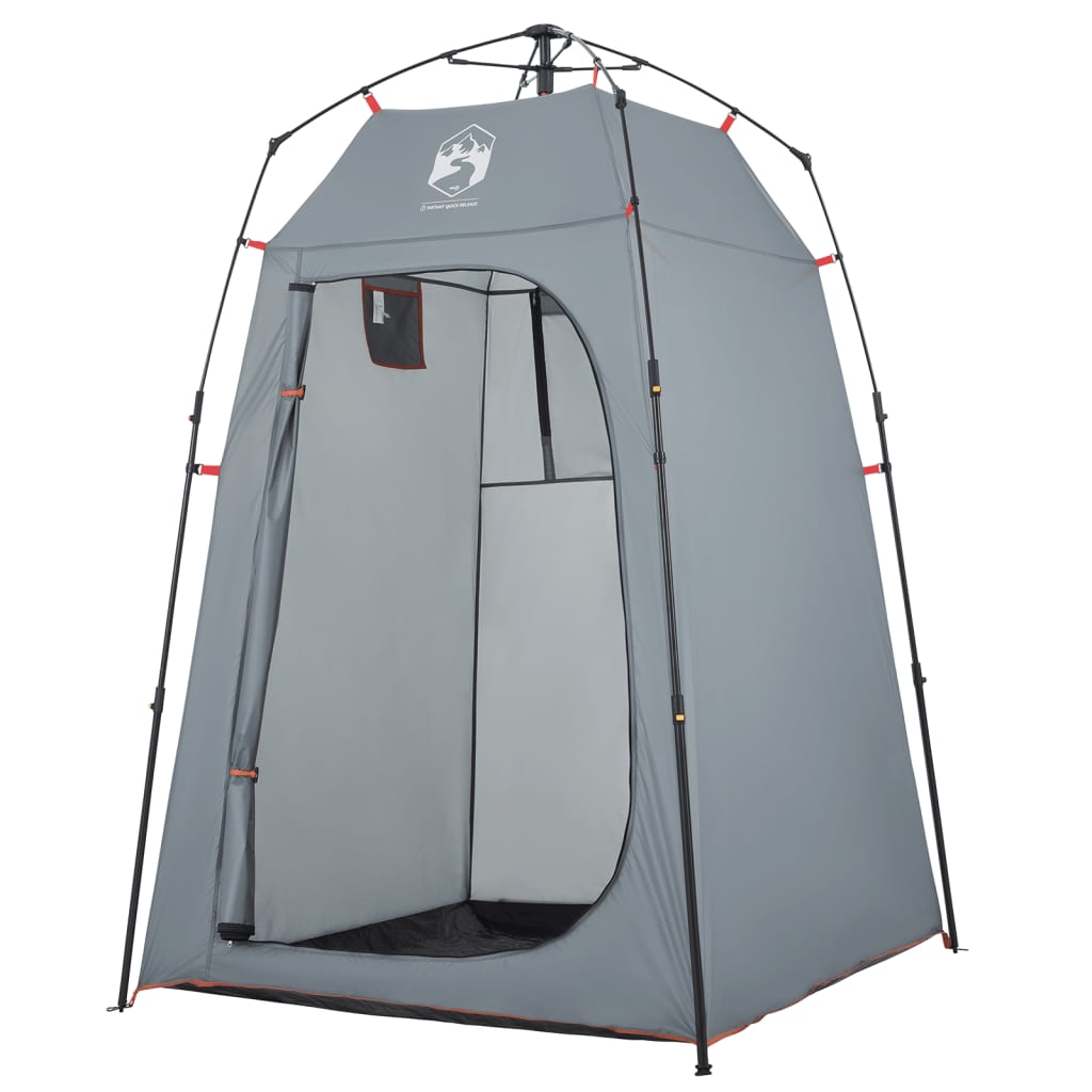 vidaXL Privacy Tent Grey and Orange Quick Release Waterproof