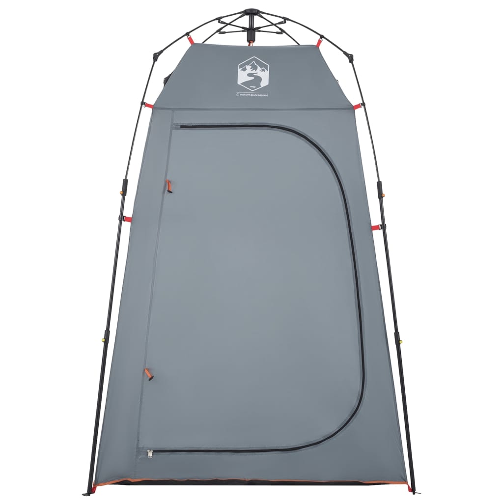 vidaXL Privacy Tent Grey and Orange Quick Release Waterproof