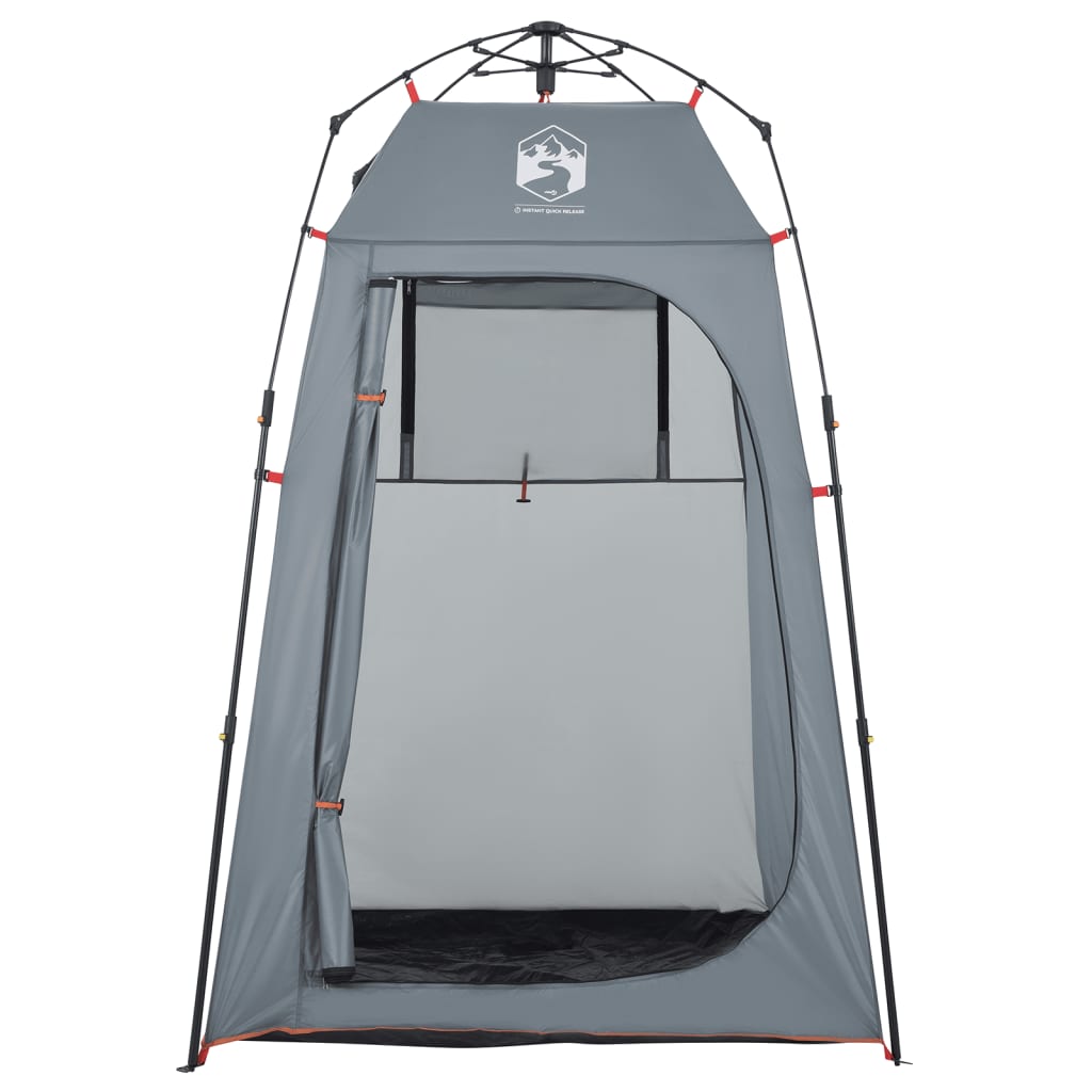 vidaXL Privacy Tent Grey and Orange Quick Release Waterproof