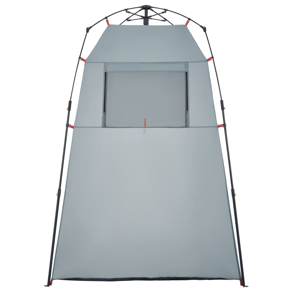 vidaXL Privacy Tent Grey and Orange Quick Release Waterproof