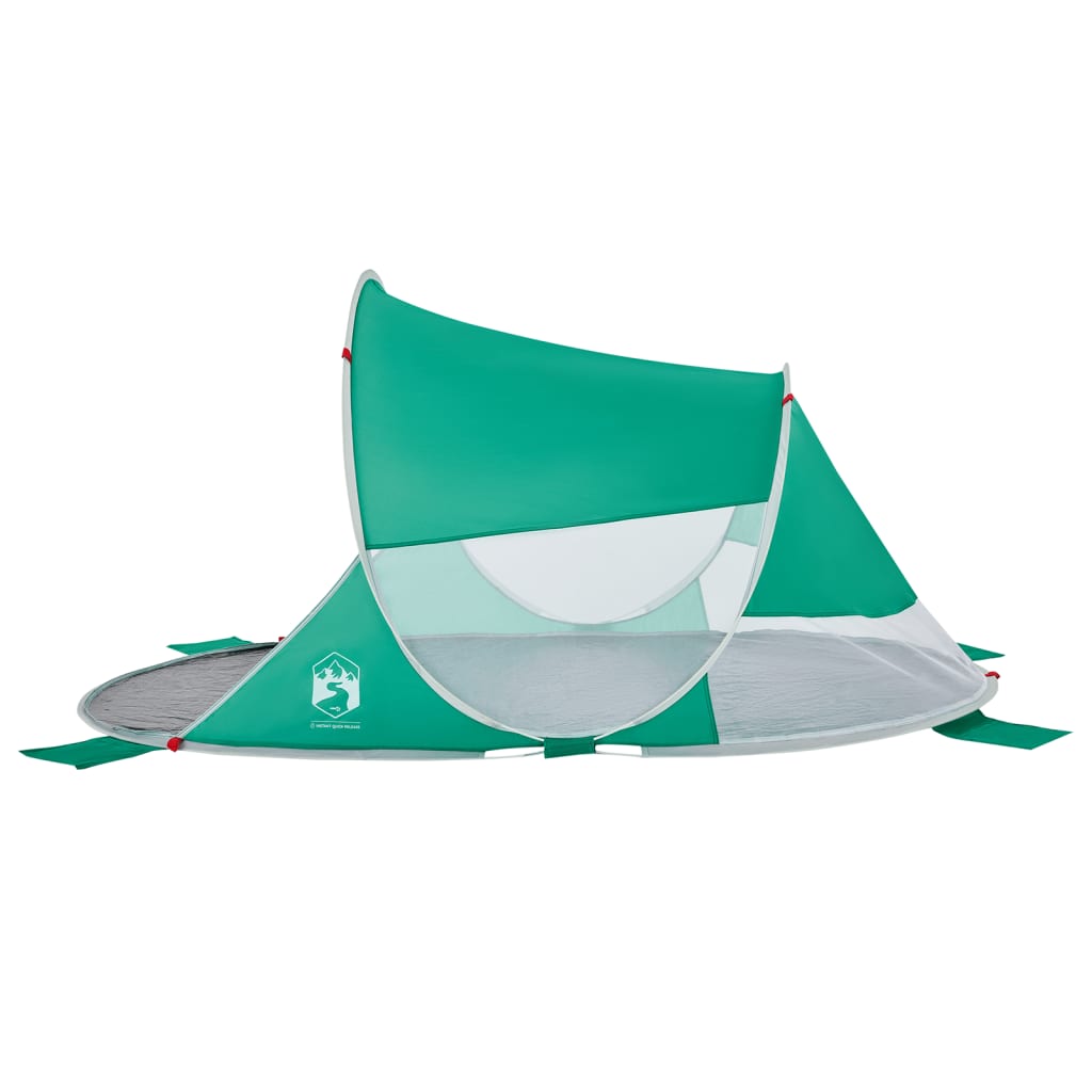 vidaXL Beach Tent Sea Green Pop-up Waterproof