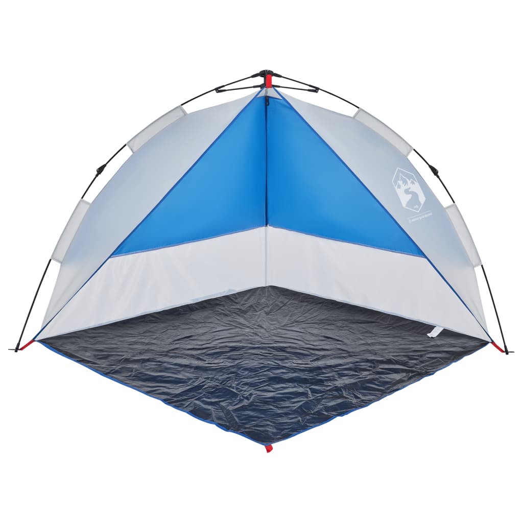 vidaXL Beach Tent Azure Blue Quick Release Waterproof