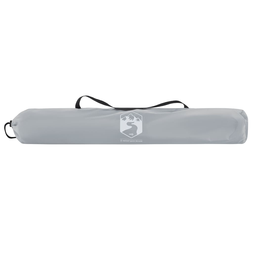 vidaXL Beach Tent Grey Quick Release Waterproof