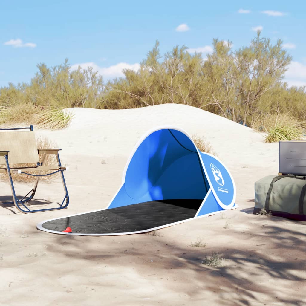 vidaXL Beach Tent Azure Blue Pop-up Waterproof