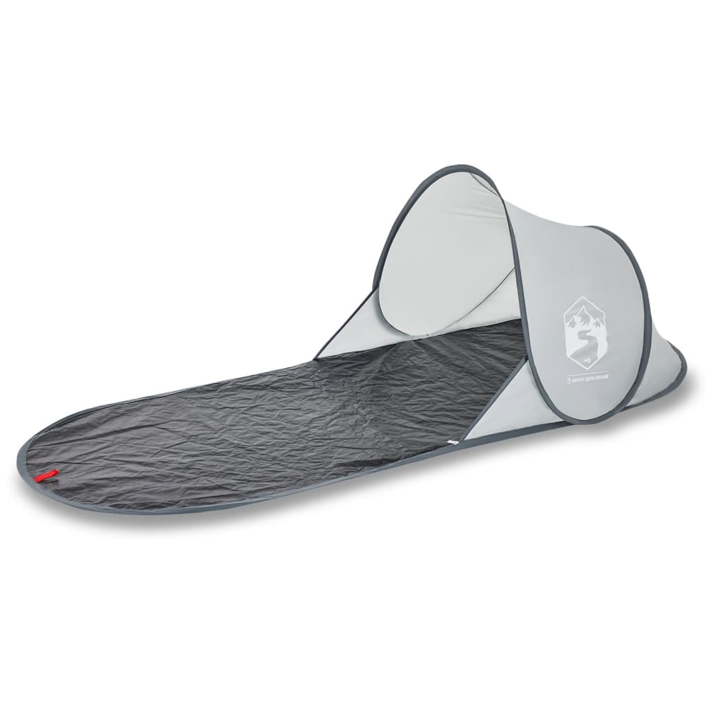 vidaXL Beach Tent Grey Pop-up Waterproof