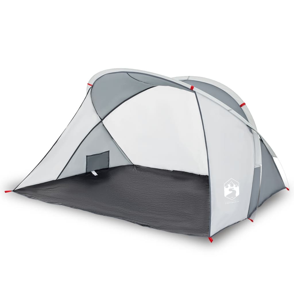 vidaXL Beach Tent 2-Person Grey Pop-up Waterproof