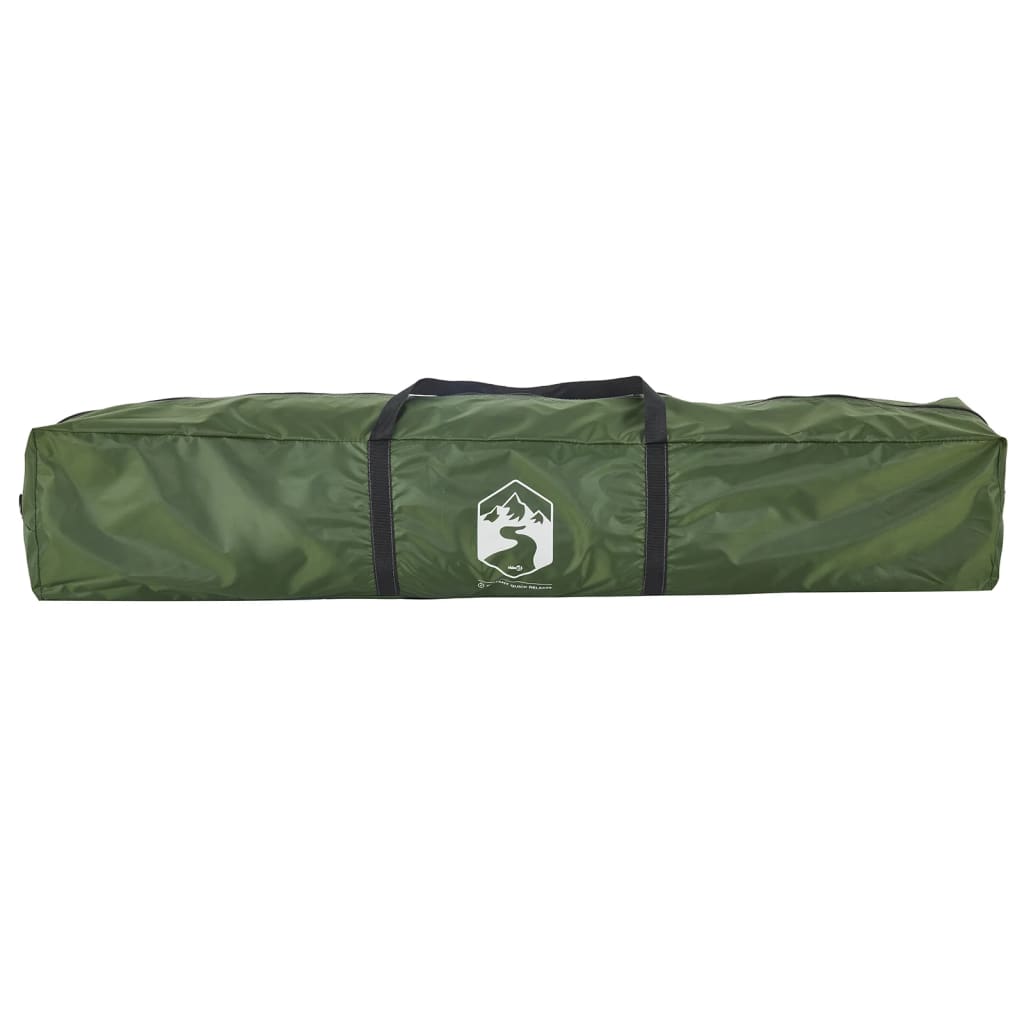 vidaXL Camping Tent Dome 3-Person Green Quick Release