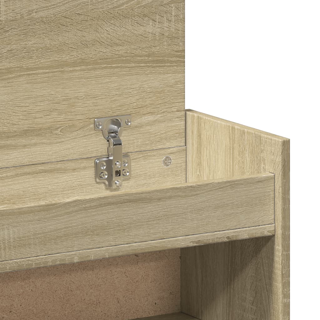 Shoe Cabinet Sonoma Oak 100,5x28x100 cm Engineered Wood
