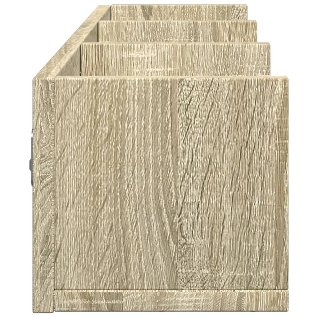 vidaXL Wall Cabinet Sonoma Oak 75x18x16.5 cm Engineered Wood