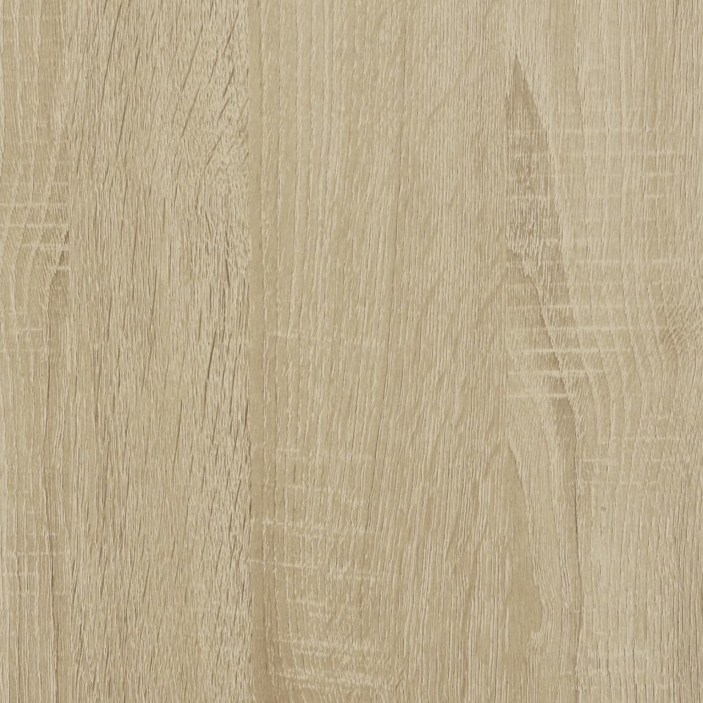 vidaXL Wall Cabinet Sonoma Oak 75x18x16.5 cm Engineered Wood