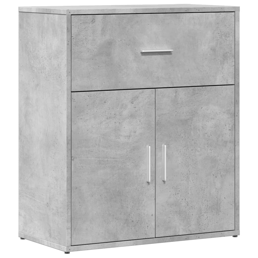 vidaXL Sideboard Concrete Grey 60x31x70 cm Engineered Wood