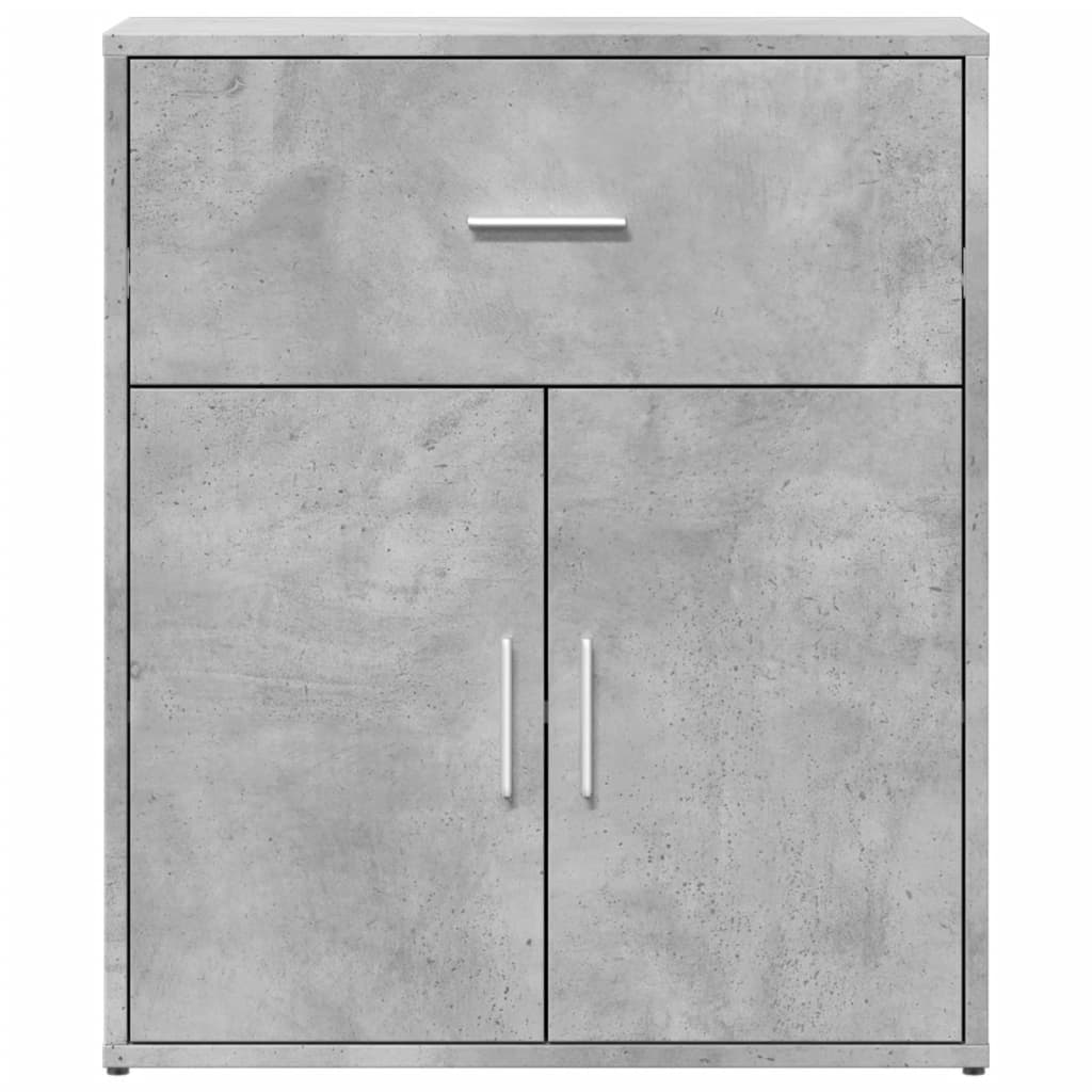 vidaXL Sideboard Concrete Grey 60x31x70 cm Engineered Wood