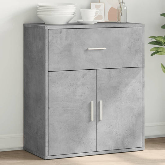 vidaXL Sideboard Concrete Grey 60x31x70 cm Engineered Wood