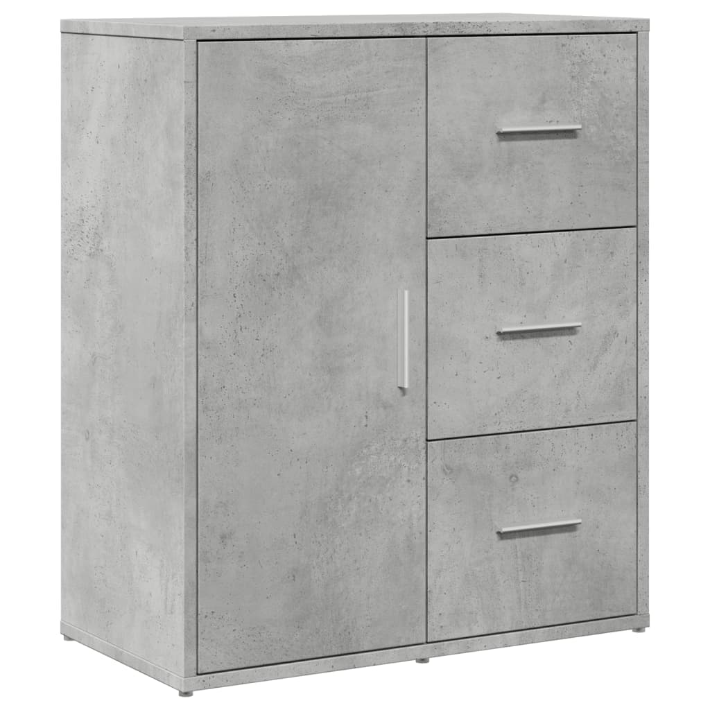 vidaXL Sideboard Concrete Grey 60x31x70 cm Engineered Wood