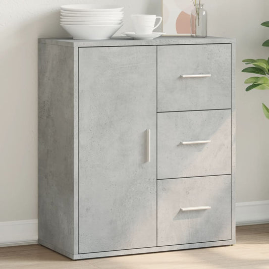 vidaXL Sideboard Concrete Grey 60x31x70 cm Engineered Wood