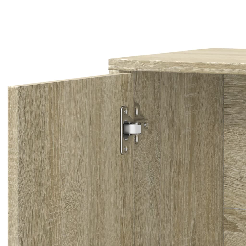 vidaXL Sideboard Sonoma Oak 60x31x70 cm Engineered Wood