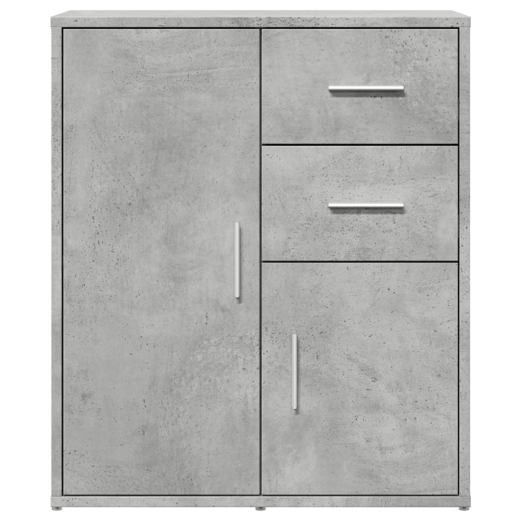 vidaXL Sideboard Concrete Grey 60x31x70 cm Engineered Wood