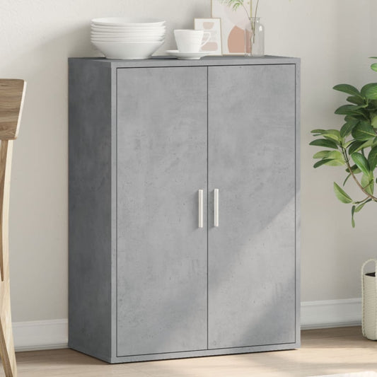 vidaXL Sideboard Concrete Grey 60x31x84 cm Engineered Wood