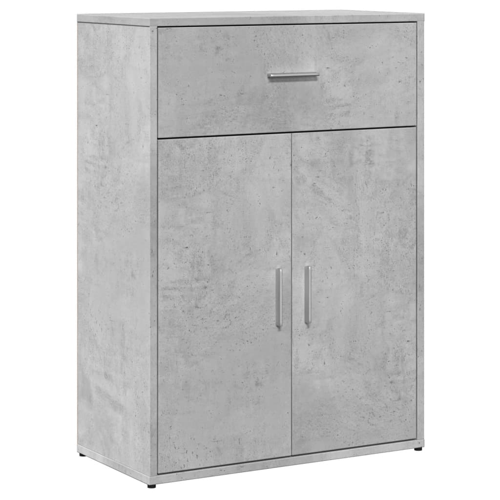 vidaXL Sideboard Concrete Grey 60x30x84 cm Engineered Wood