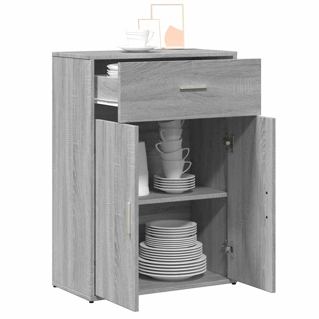 Sideboard Grey Sonoma 60x30x84 cm Engineered Wood