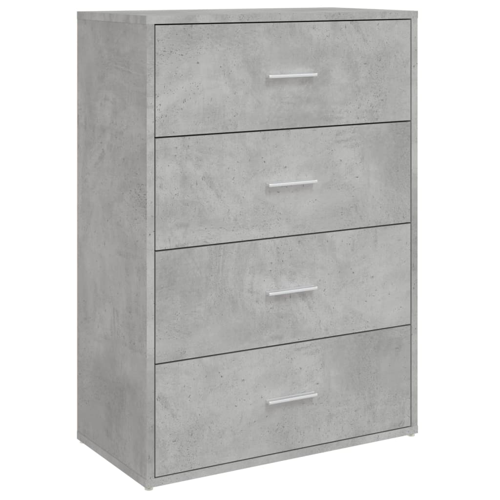 Sideboard Concrete Grey 60x31x84 cm Engineered Wood