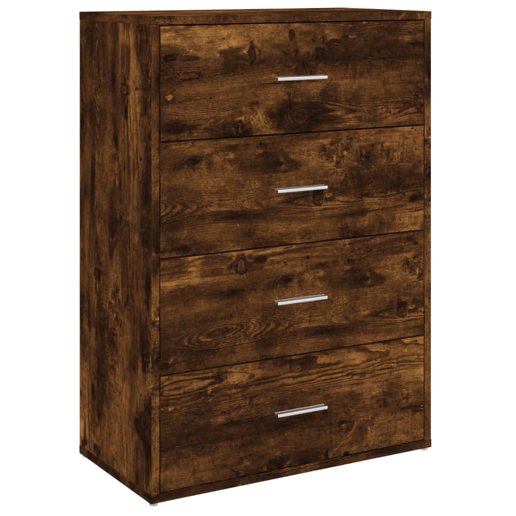 Sideboard Smoked Oak 60x31x84 cm Engineered Wood