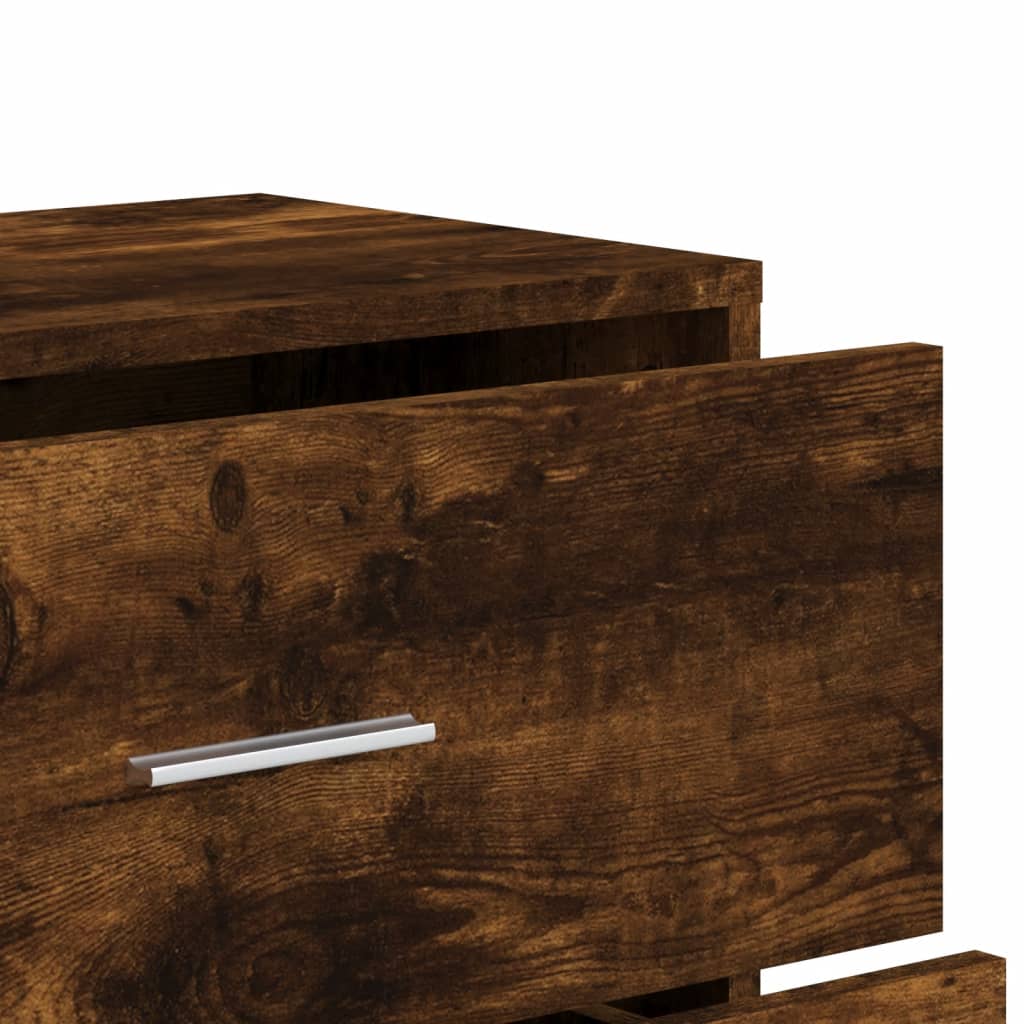 Sideboard Smoked Oak 60x31x84 cm Engineered Wood