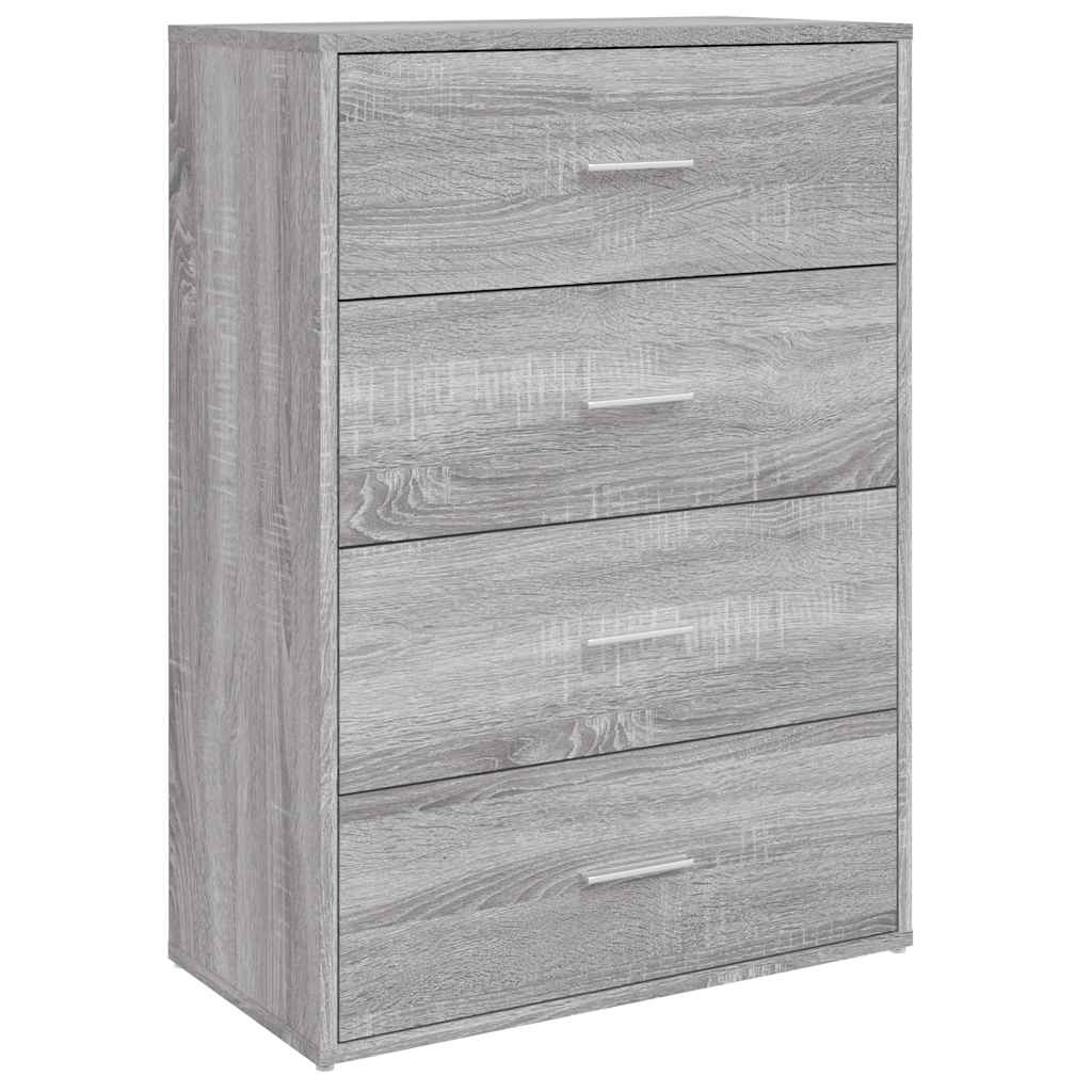 Sideboard Grey Sonoma 60x31x84 cm Engineered Wood