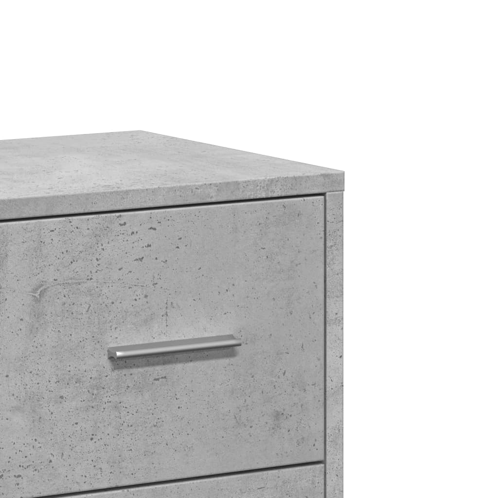 vidaXL Sideboard Concrete Grey 60x31x84 cm Engineered Wood