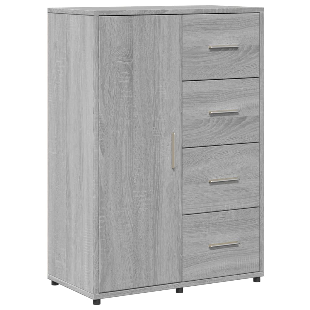 vidaXL Sideboard Grey Sonoma 60x31x84 cm Engineered Wood