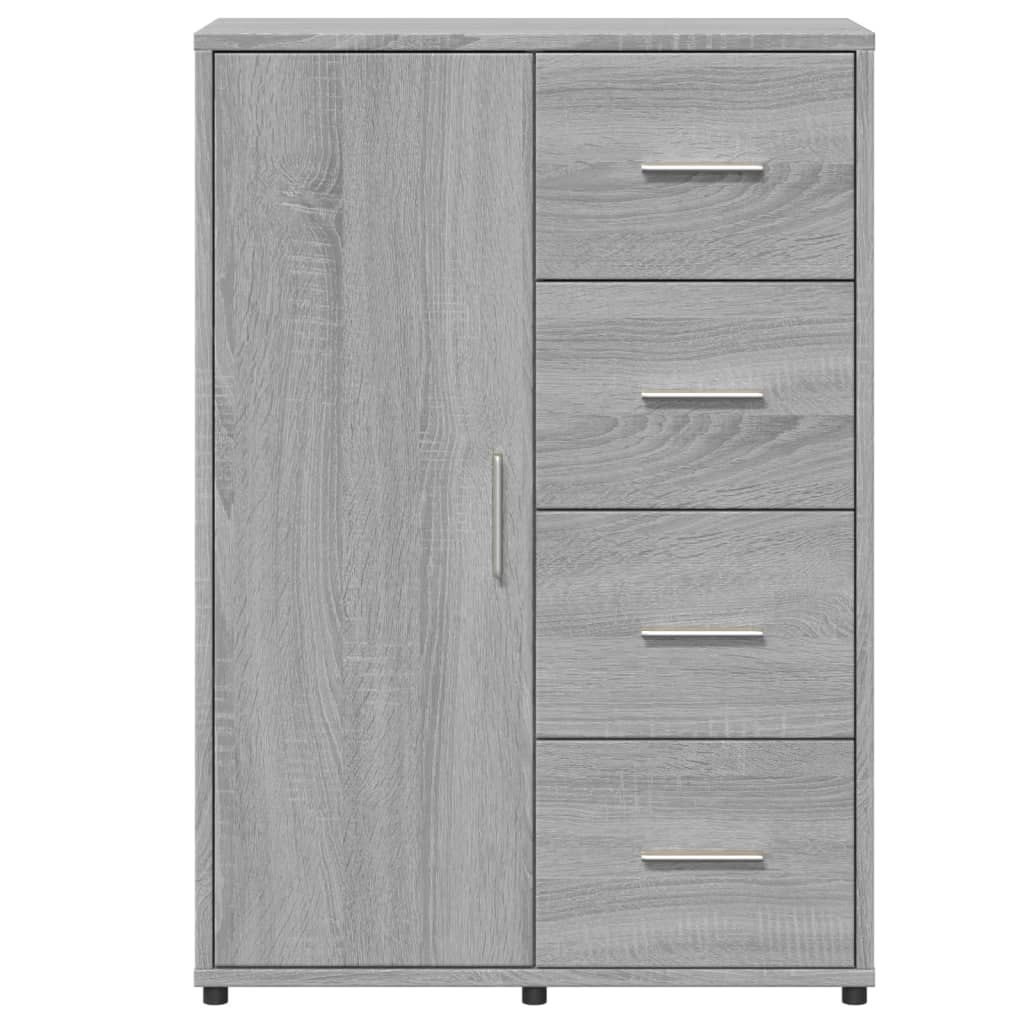 vidaXL Sideboard Grey Sonoma 60x31x84 cm Engineered Wood