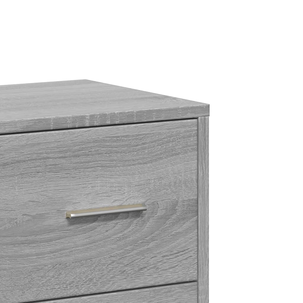 vidaXL Sideboard Grey Sonoma 60x31x84 cm Engineered Wood