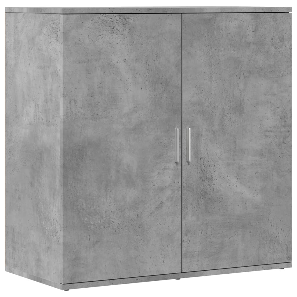 vidaXL Sideboard Concrete Grey 79x38x80 cm Engineered Wood