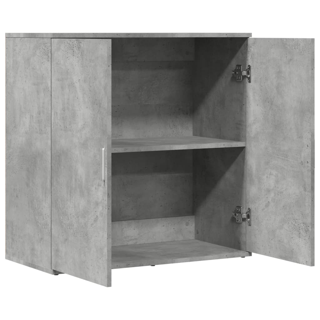 vidaXL Sideboard Concrete Grey 79x38x80 cm Engineered Wood