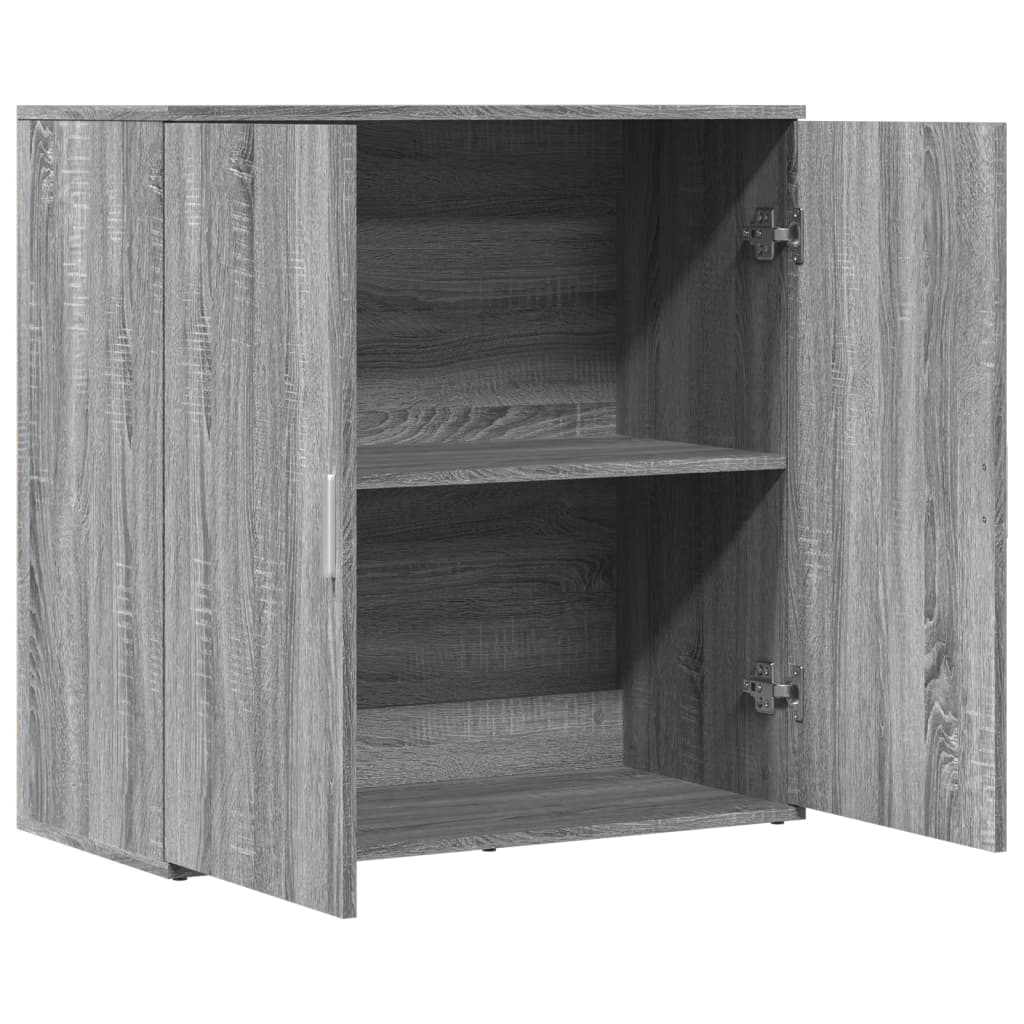 vidaXL Sideboard Grey Sonoma 79x38x80 cm Engineered Wood