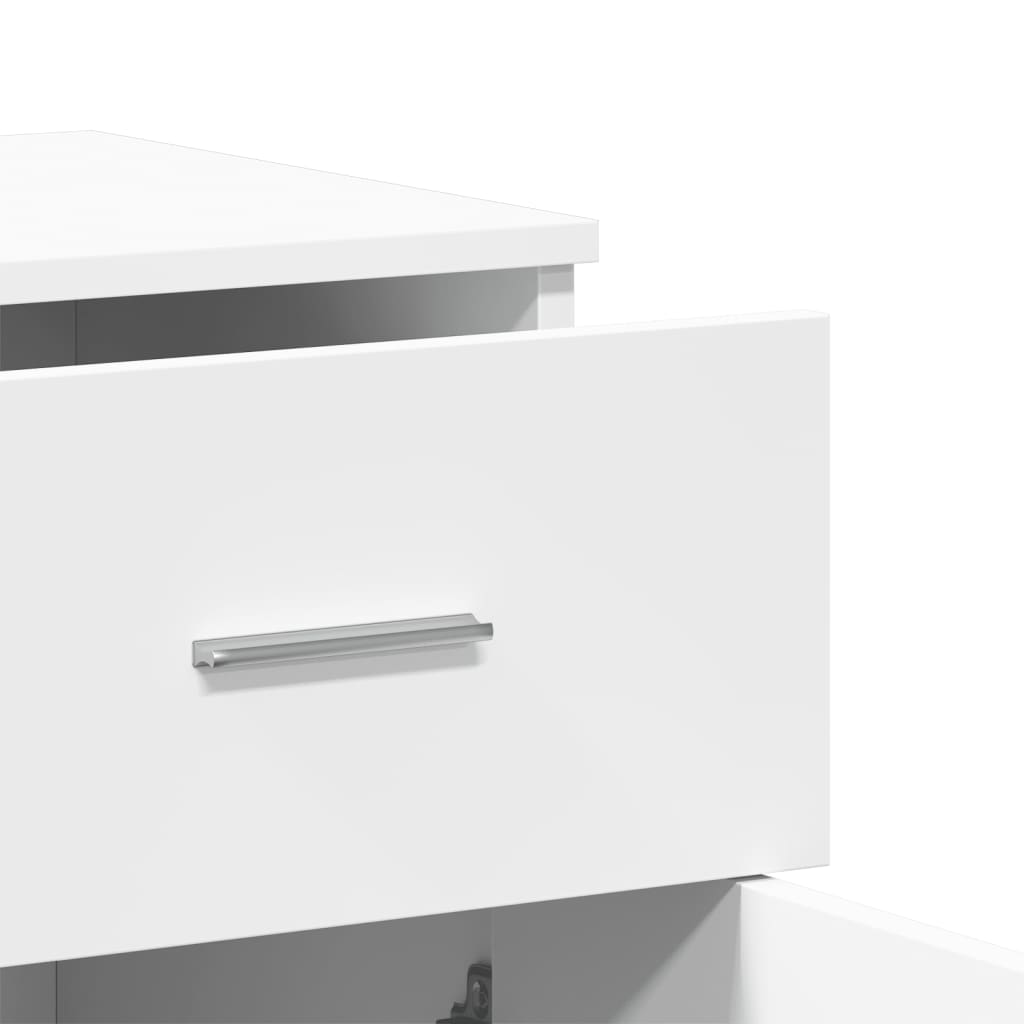 Sideboard White 79x38x80 cm Engineered Wood