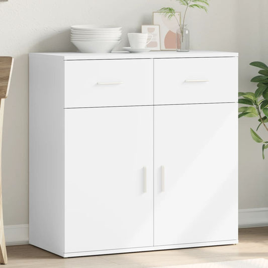 vidaXL Sideboard White 79x38x80 cm Engineered Wood