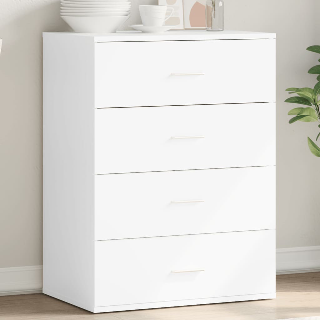 Sideboard White 60x39x80 cm Engineered Wood