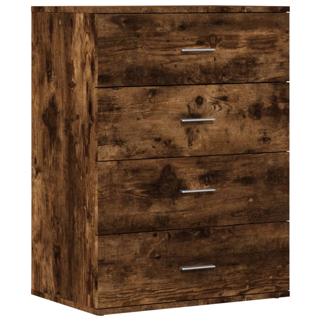 Sideboard Smoked Oak 60x39x80 cm Engineered Wood