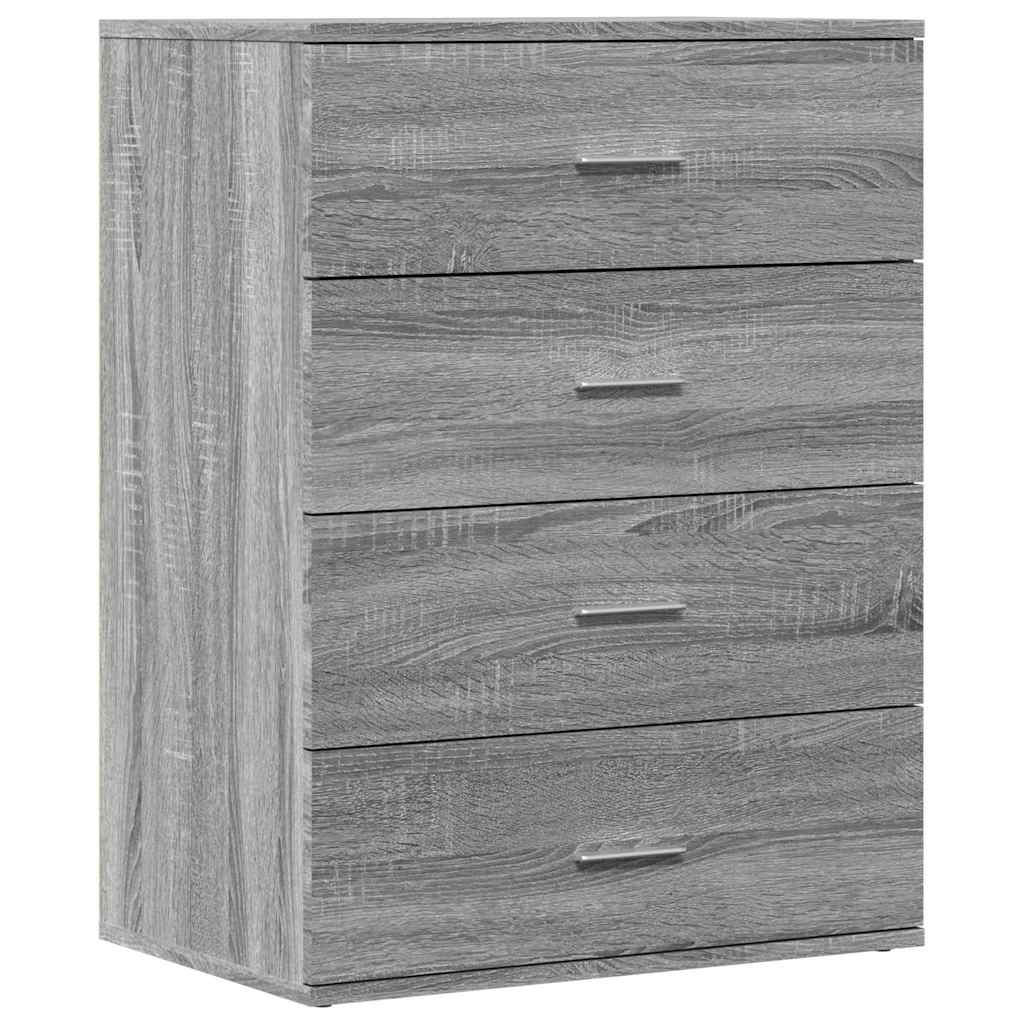 Sideboard Grey Sonoma 60x39x80 cm Engineered Wood