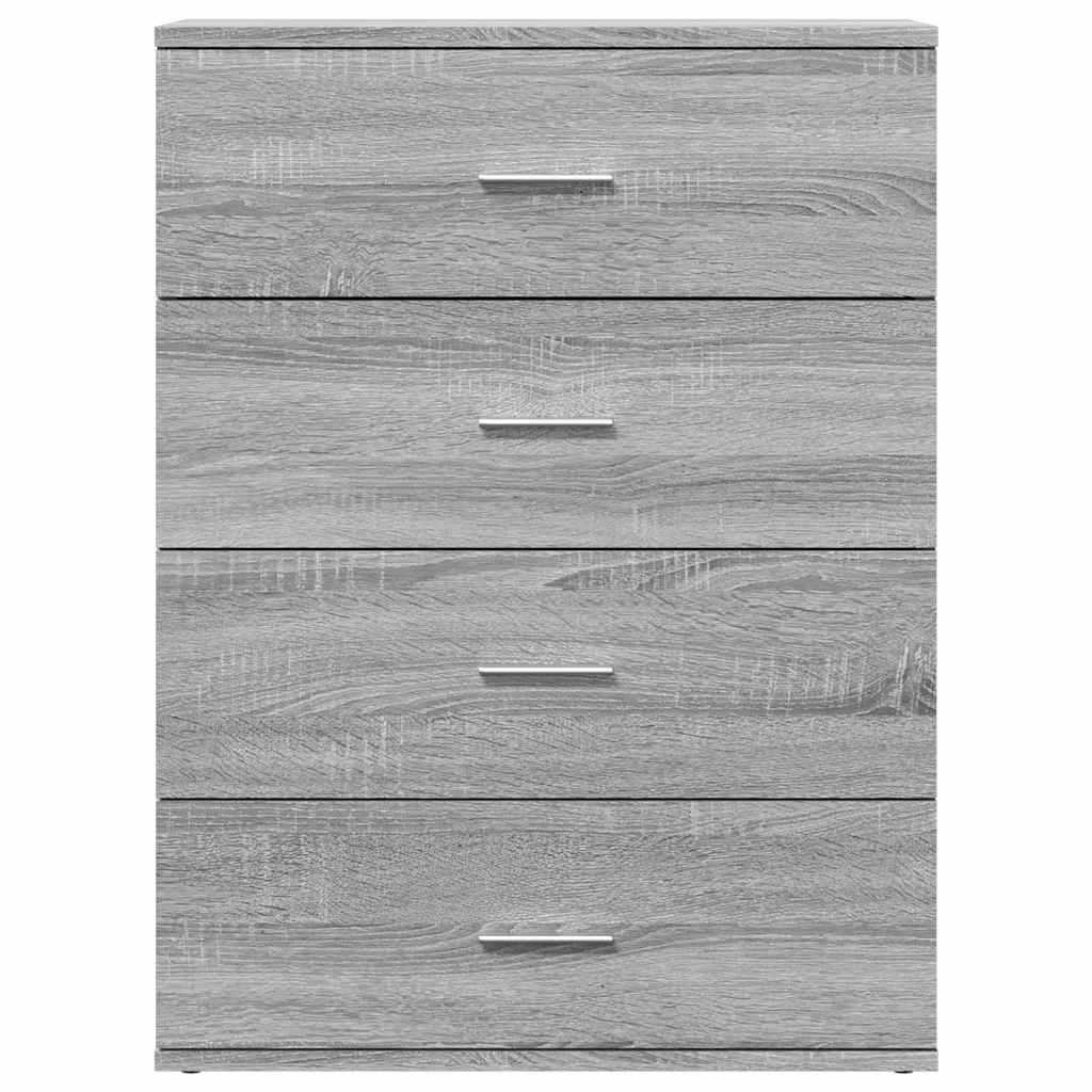 Sideboard Grey Sonoma 60x39x80 cm Engineered Wood