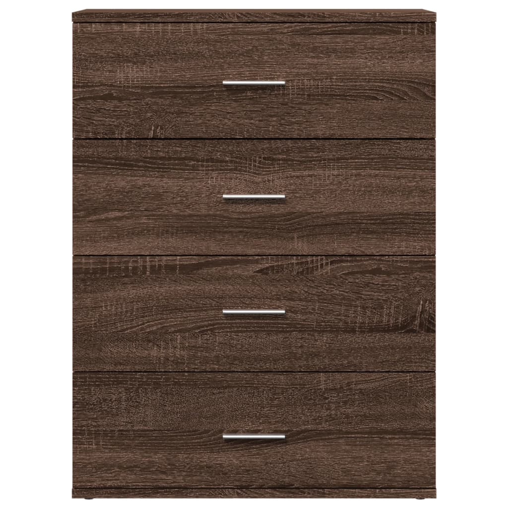 vidaXL Sideboard Brown Oak 60x39x80 cm Engineered Wood