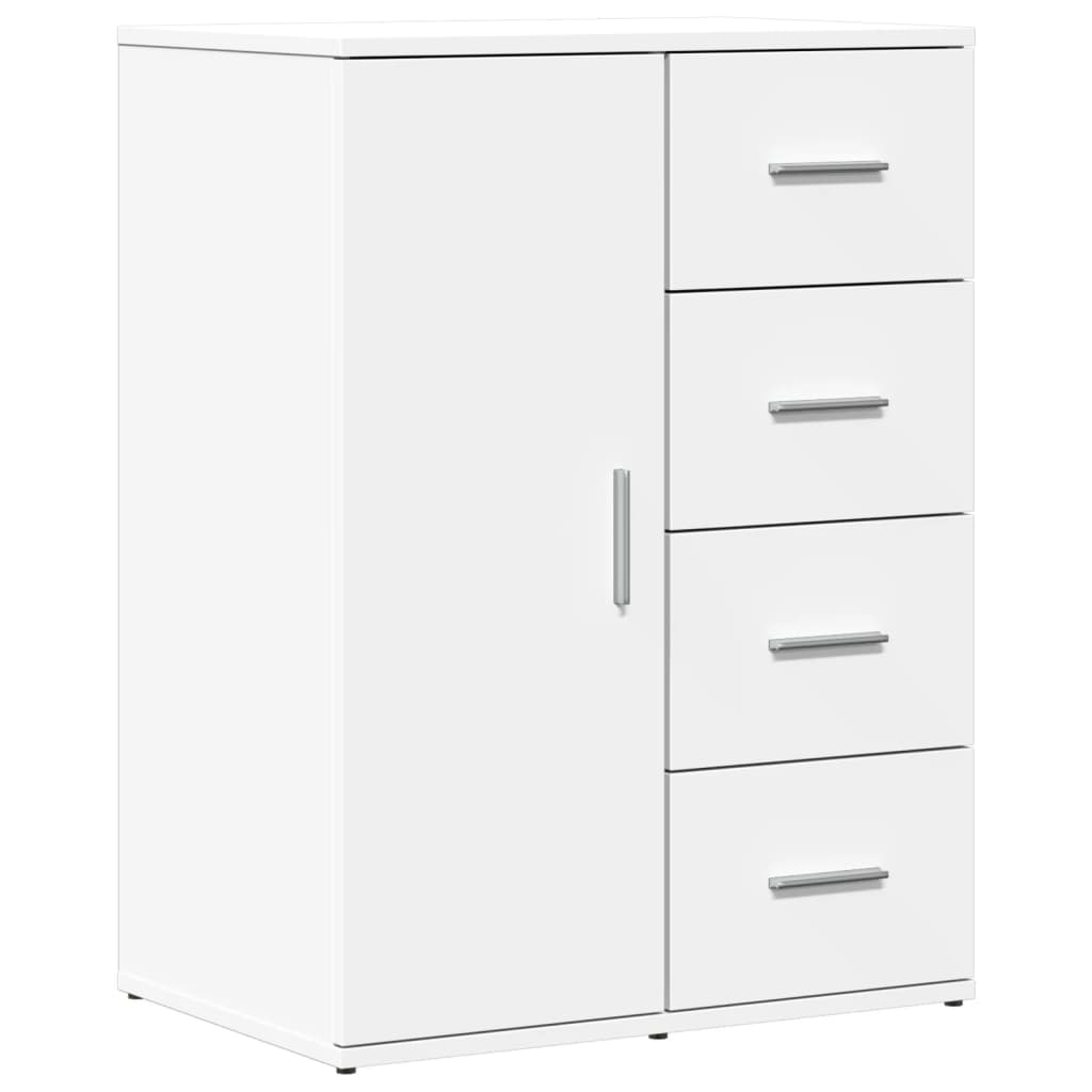 Sideboard White 59x39x80 cm Engineered Wood