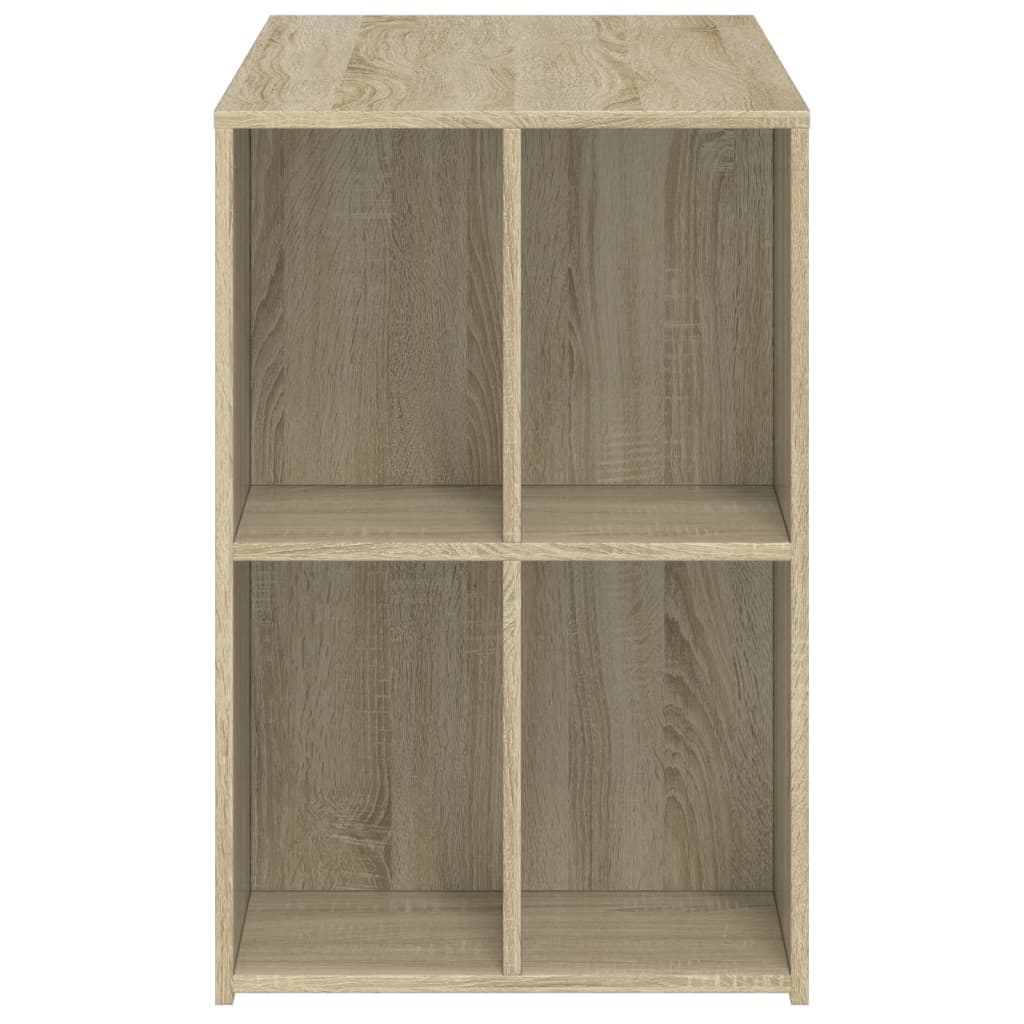 vidaXL Desk Sonoma Oak 102x50x75 cm Engineered Wood