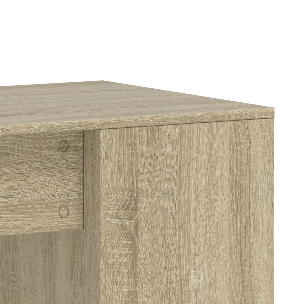 vidaXL Desk Sonoma Oak 102x50x75 cm Engineered Wood