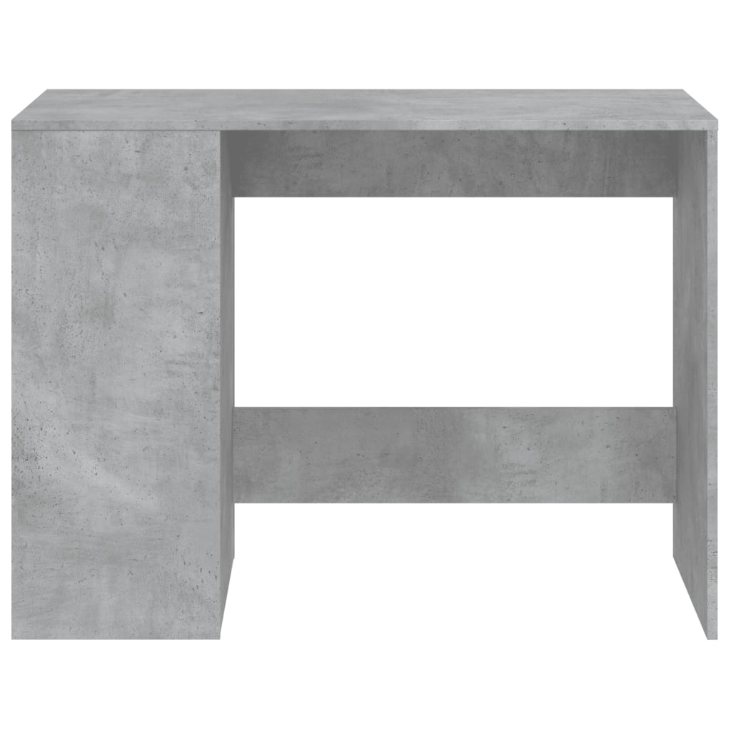 vidaXL Desk Concrete Grey 102x50x75 cm Engineered Wood