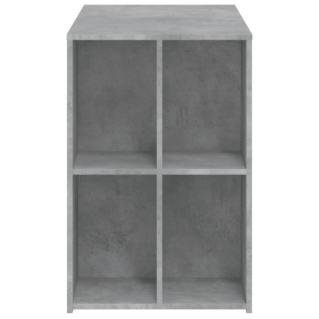 vidaXL Desk Concrete Grey 102x50x75 cm Engineered Wood