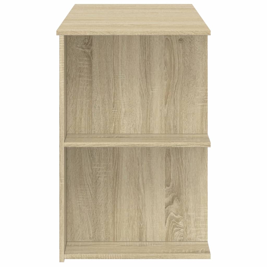 vidaXL Desk Sonoma Oak 140x50x75 cm Engineered Wood