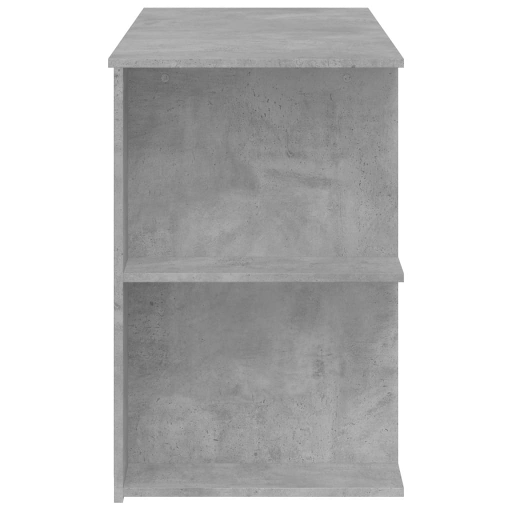 vidaXL Desk Concrete Grey 140x50x75 cm Engineered Wood